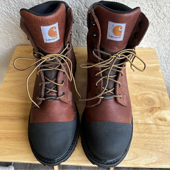 Carhartt Men's Ground Force 6" Composite Toe Waterproof Work Boot Brown Size 13W - Picture 3 of 12